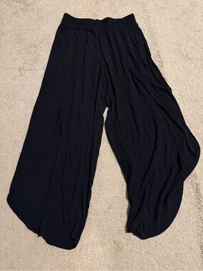 Maurices Wide Leg Flowing Pants - Black